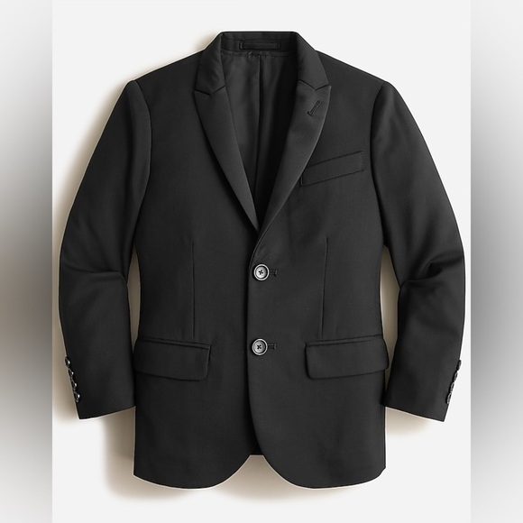J Crew Boys' Ludlow peak-lapel tuxedo jacket in Italian wool 34245 - Picture 1 of 1
